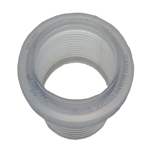 4525088 - Waterway Wall Fitting - Clear 2in Diverter WITH NUT