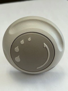 4525128 - WW Waterfall On/Off stem/cap Warm Grey