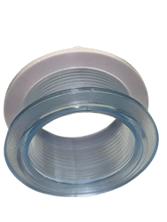 4525236 - LAS 1in Diverter On/Off Wall Fitting clear with nut NO L-GASKET Subject to Tariff