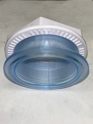 4525241 - LAS 2in Diverter Wall Fitting clear with nut NO L-GASKET Subject to Tariff